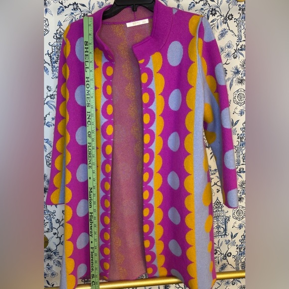 SAITU Multicolored Long Sweater, size not labeled - Picture 5 of 8